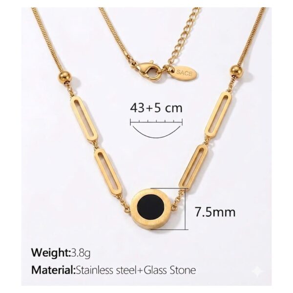 Amour Black Obsidian Necklace