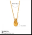 Amour Golden Drop Necklace