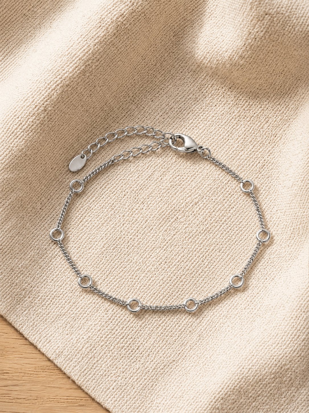 Silver Pearl Bracelet - Image 4
