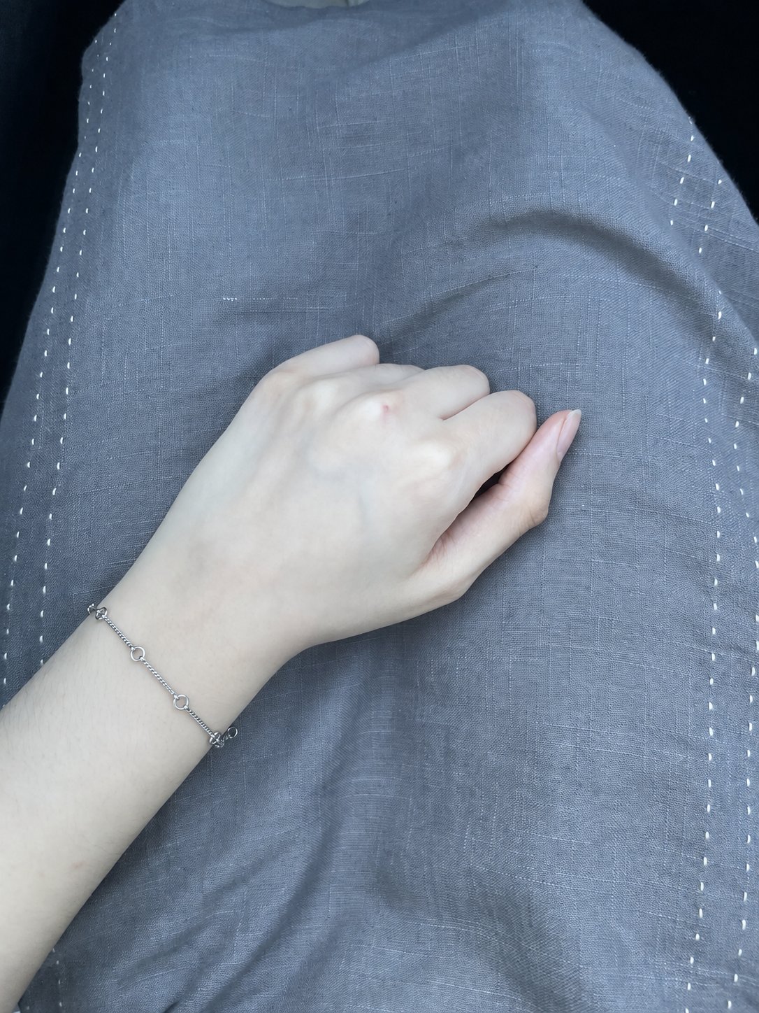 Silver Pearl Bracelet - Image 7