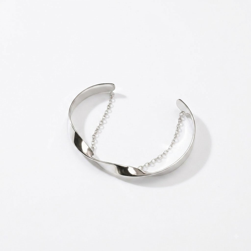Silver Leaf Bracelet