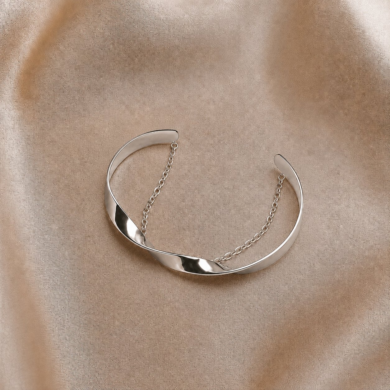 Silver Leaf Bracelet - Image 6